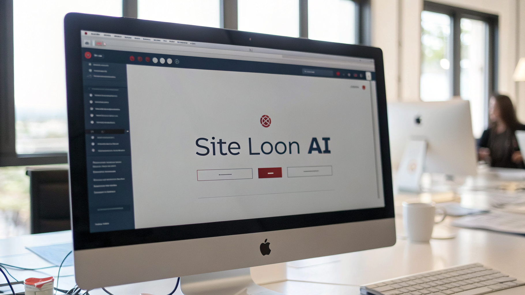RedWeb AI website generator interface showing automated layout and optimization preview for Adelaide business