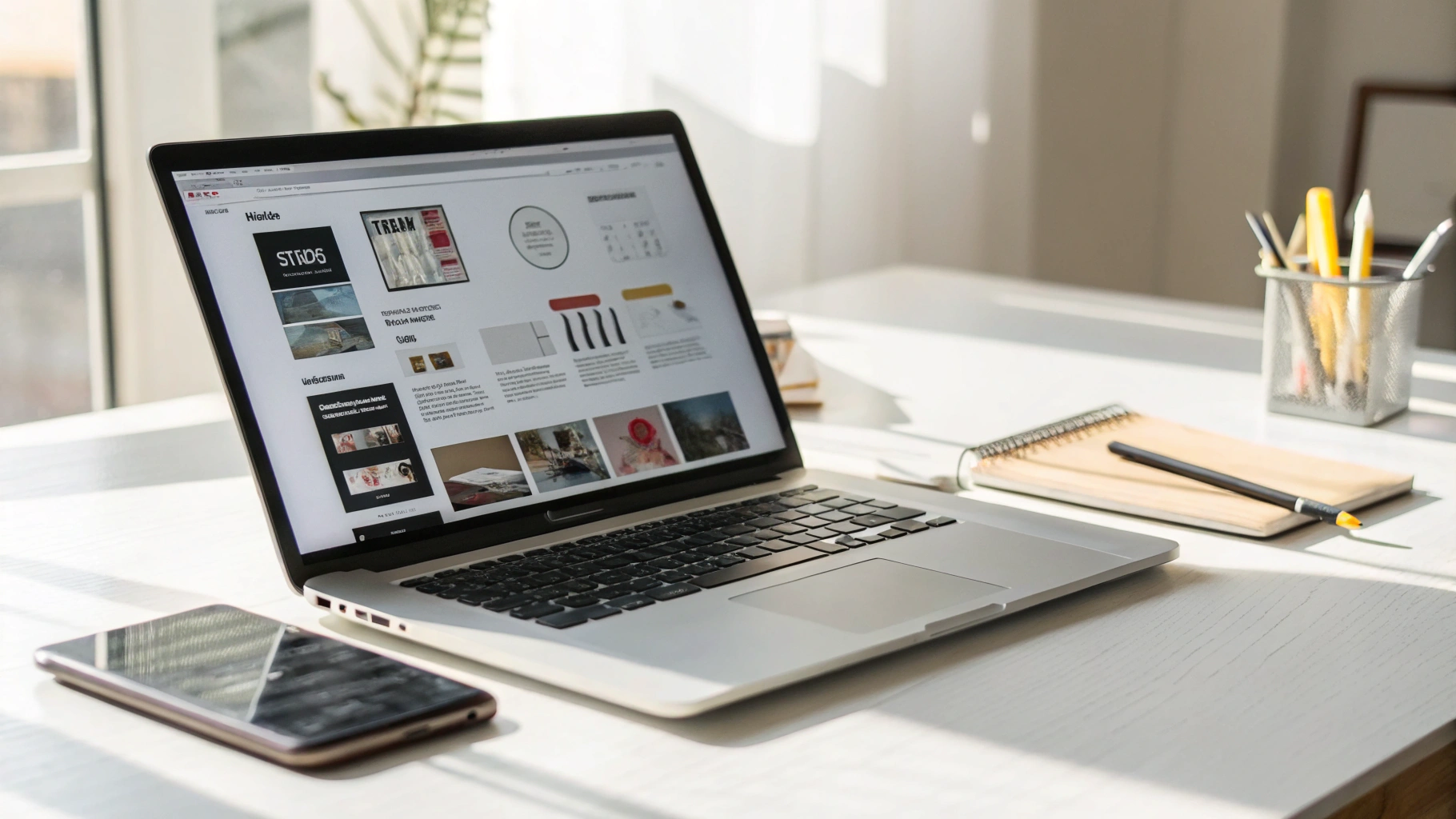 RedWeb AI website creation dashboard preview for Atlanta businesses