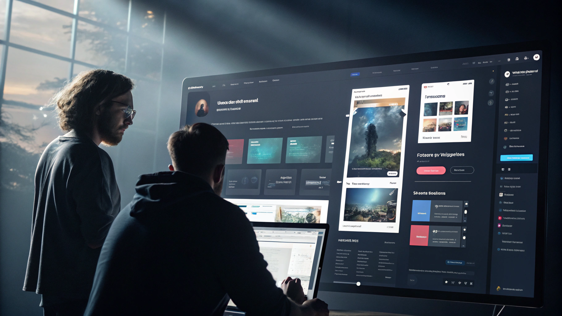 RedWeb AI website builder interface generating a high-converting website for Perth business