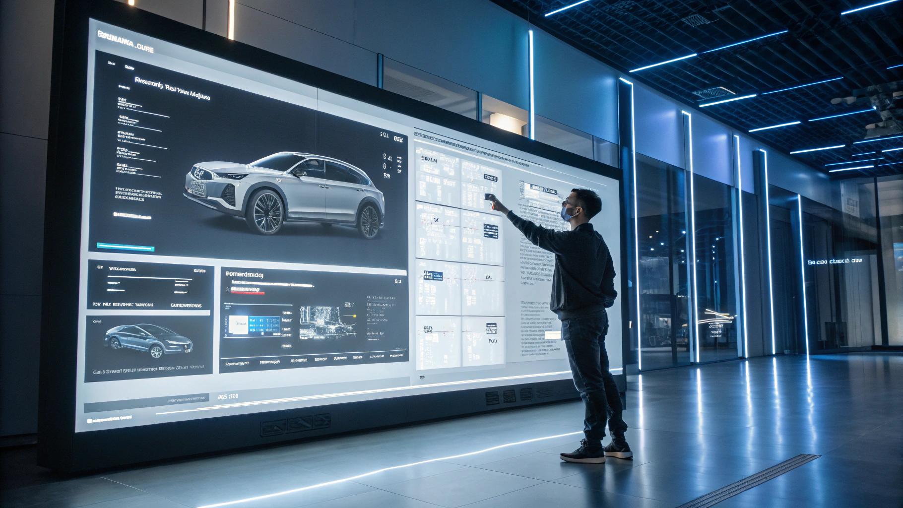 RedWeb AI website generation platform preview for London businesses