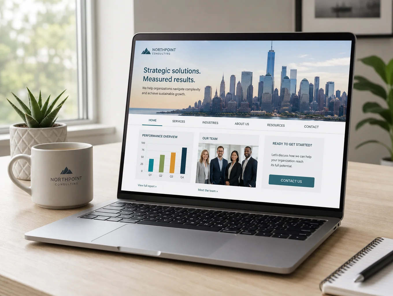 RedWeb AI website preview for New York City business